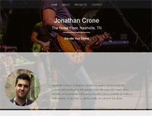 Tablet Screenshot of jonathancrone.com